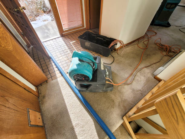 Water damage restoration process in OR